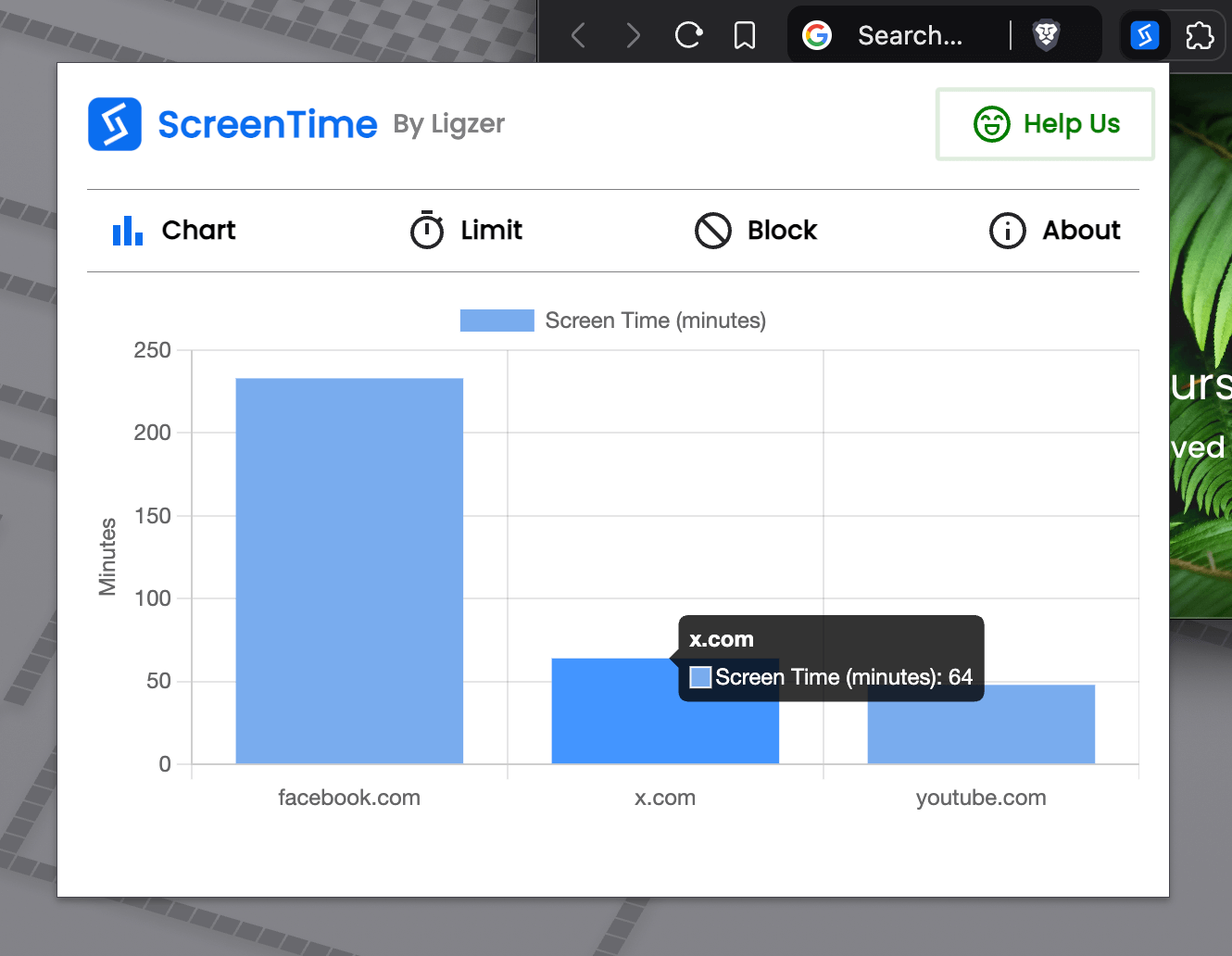 screentime view